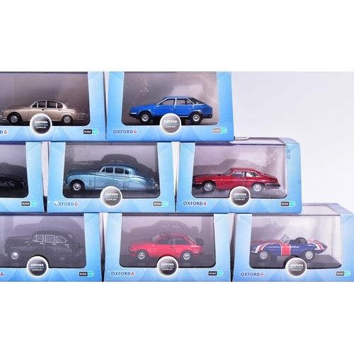 9 - Diecast - a collection of x15 original 1/76 scale Oxford Diecast model cars to include; Series II Ja... 