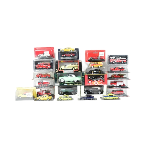 90 - Diecast - a collection of x25 assorted boxed / carded diecast models. Includes: Del Prado motor cars... 