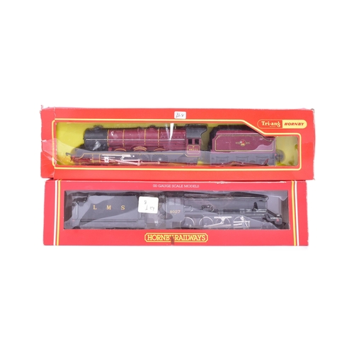 96 - Two vintage Hornby/Tri-ang OO gauge model railway locomotive engines, comprising of: R.258/R.34 Prin... 