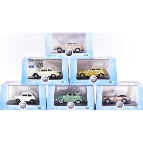 99 - Diecast - a collection of x15 original 1/76 scale Oxford Diecast model cars to include; Triumph Stag... 