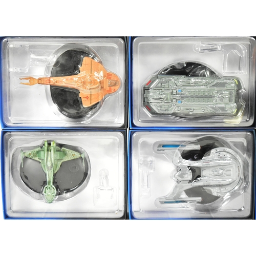 411 - Star Trek - a collection of x15 assorted Eaglemoss made diecast Star Trek spaceship models. Models i... 