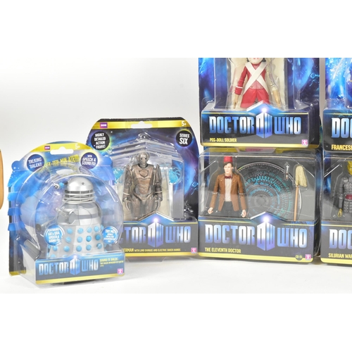 413 - Doctor Who - Character Options - a collection of x10 carded Dr Who action figures by Character. Incl... 