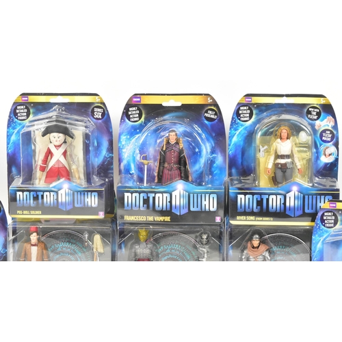 413 - Doctor Who - Character Options - a collection of x10 carded Dr Who action figures by Character. Incl... 