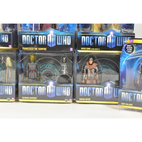 413 - Doctor Who - Character Options - a collection of x10 carded Dr Who action figures by Character. Incl... 