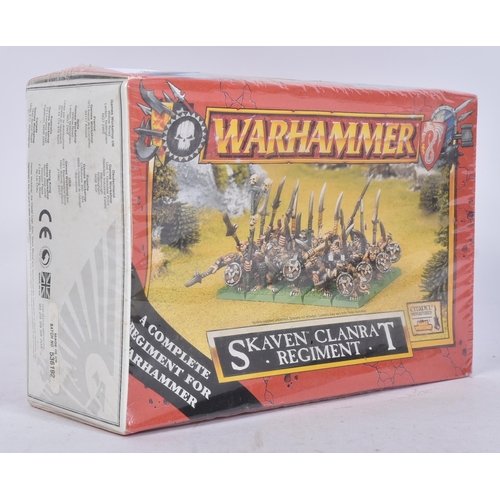 414 - Warhammer - Games Workshop - factory sealed set of Skaven Clanrat Regiment Citadel Miniatures. 'A Co... 