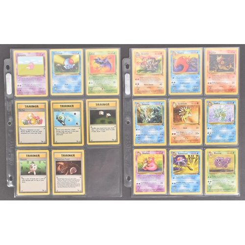 417 - Pokemon Trading Card Game - a very near complete set of 62/62 WOTC Wizards of the Coast Fossil Set t... 