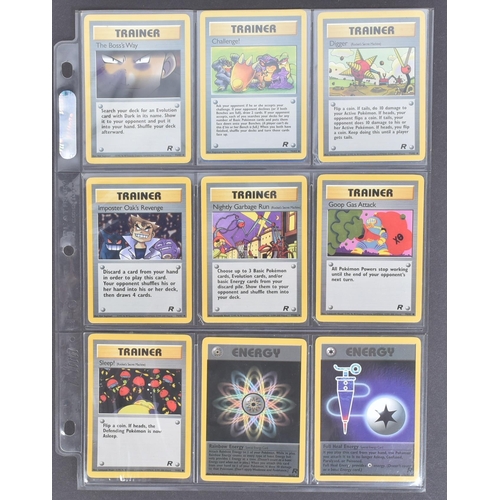 418 - Pokemon Trading Card Game - a complete set of 83/82 WOTC Wizards of the Coast Team Rocket Set to inc... 