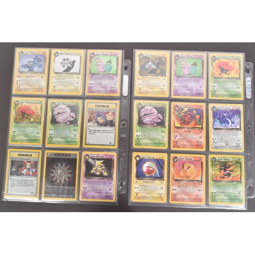 418 - Pokemon Trading Card Game - a complete set of 83/82 WOTC Wizards of the Coast Team Rocket Set to inc... 