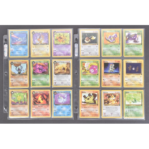 418 - Pokemon Trading Card Game - a complete set of 83/82 WOTC Wizards of the Coast Team Rocket Set to inc... 