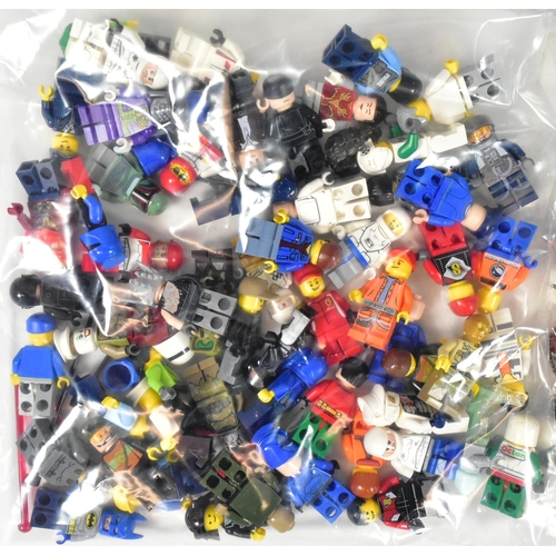 430 - Lego - a large collection of assorted loose Lego bricks, part built Millennium Falcon 75105 and mini... 