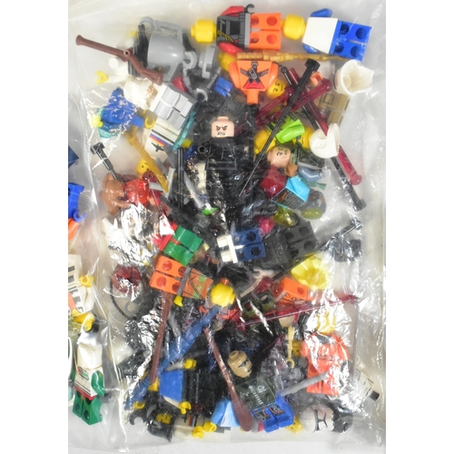 430 - Lego - a large collection of assorted loose Lego bricks, part built Millennium Falcon 75105 and mini... 