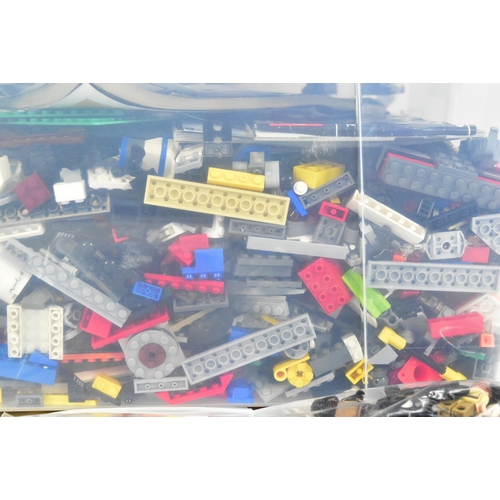 430 - Lego - a large collection of assorted loose Lego bricks, part built Millennium Falcon 75105 and mini... 