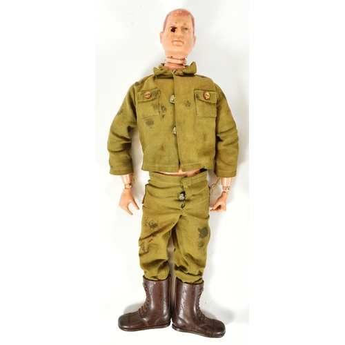 432 - Action Man - x3 vintage 1960s / 1970s Palitoy made Action Man figures comprised of x2 painted head e... 