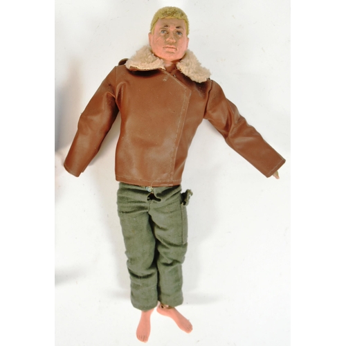 432 - Action Man - x3 vintage 1960s / 1970s Palitoy made Action Man figures comprised of x2 painted head e... 