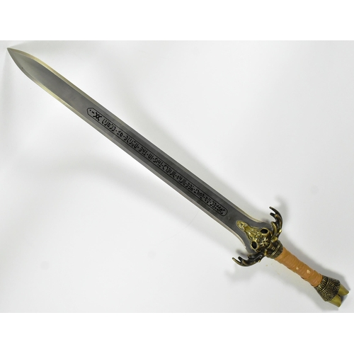 434 - Conan The Barbarian - a replica sword from the 1982 Arnold Schwarzenegger movie Conan The Barbarian.... 