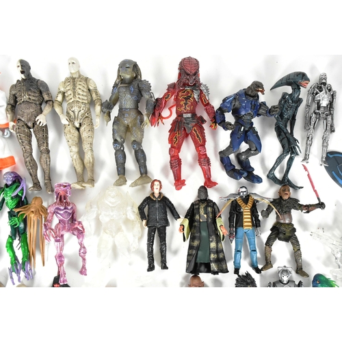 435 - Action Figures - a collection of assorted sci-fi and gaming action figures to include: Crysis II fig... 