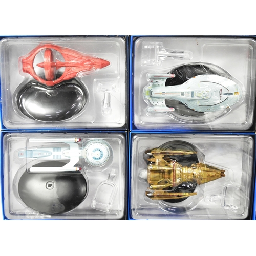 438 - Star Trek - a collection of x15 assorted Eaglemoss made diecast Star Trek spaceship models. Models i... 