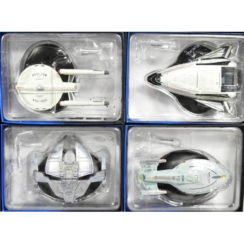 438 - Star Trek - a collection of x15 assorted Eaglemoss made diecast Star Trek spaceship models. Models i... 