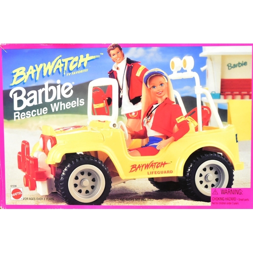 451 - Barbie - x2 vintage 1990s Mattel made Baywatch Barbie playsets comprising Rescue Wheels and Rescue B... 