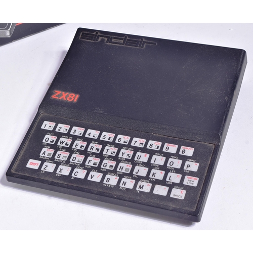 454 - Retro Gaming - a vintage 1980s Sinclair ZX81 Personal Computer with power supply and original box.