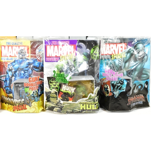 455 - Marvel Universe - a large collection of Eaglemoss collectible Marvel Chess figures. Detailed figurin... 