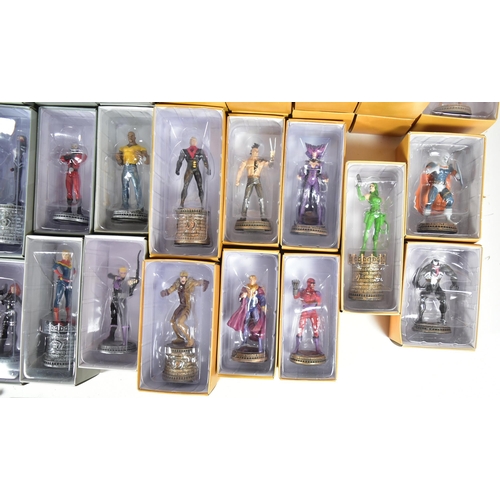 455 - Marvel Universe - a large collection of Eaglemoss collectible Marvel Chess figures. Detailed figurin... 