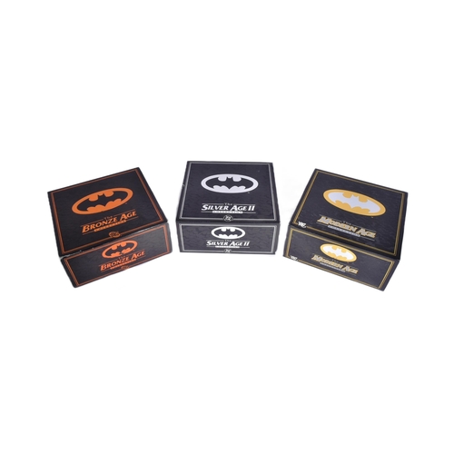 456 - Batman - a collection of x3 Corgi made DC Universe Batman diecast models comprising; The Bronze Age,... 