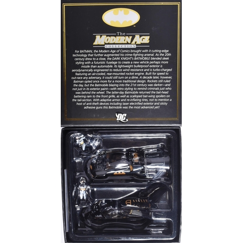 456 - Batman - a collection of x3 Corgi made DC Universe Batman diecast models comprising; The Bronze Age,... 