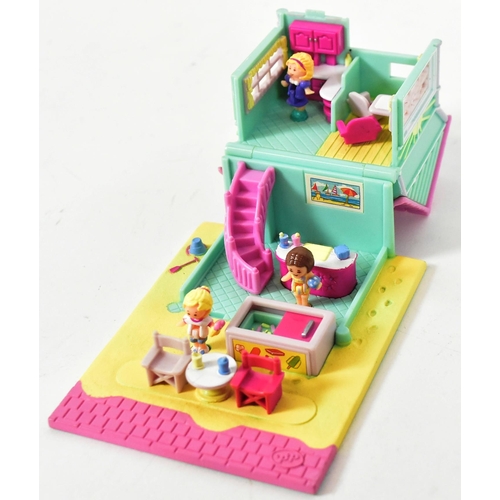 459 - Polly Pocket - a collection of x3 vintage 1990s Bluebird Polly Pocket playsets comprising; Beach Caf... 