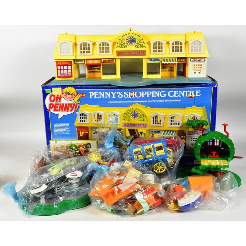 464 - Retro Toys - a collection of vintage 1980s Bluebird ' Oh Polly ' playsets comprising Pennys Shopping... 