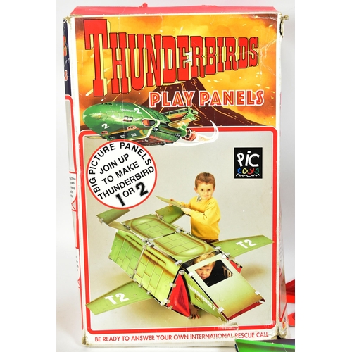 465 - Thunderbirds - Pic Toys - a vintage c1980s / 1990s Pic Toys made ' Play Panels ' Thunderbirds playse... 