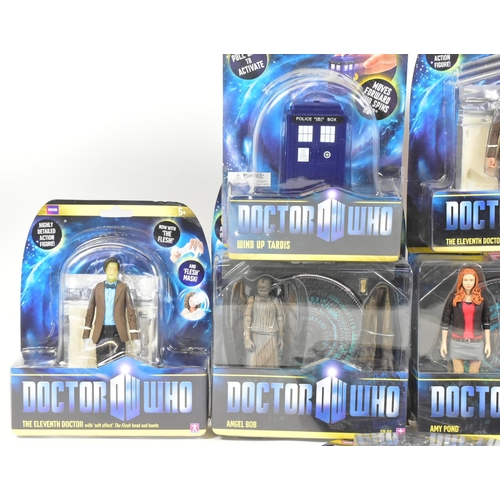 486 - Doctor Who - Character Options - a collection of x10 carded Dr Who action figures by Character. Incl... 