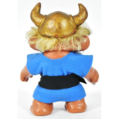 487 - Trolls - a vintage 1960s (1965) Dam Things made troll in the form of a Viking. Makers mark toleft fo... 