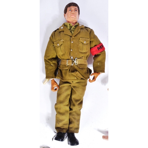 489 - Action - x2 vintage Palitoy Action Man action figures comprising x1 flock haired example in Army uni... 