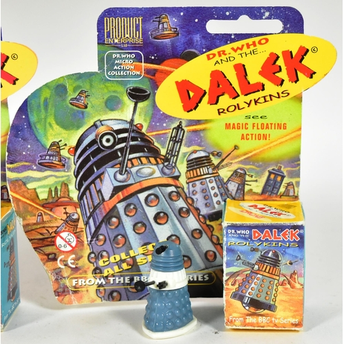 501 - Doctor Who - Product Enterprise - a collection of x5 Movie Dalek Rolykins figures with 'Magic Floati... 