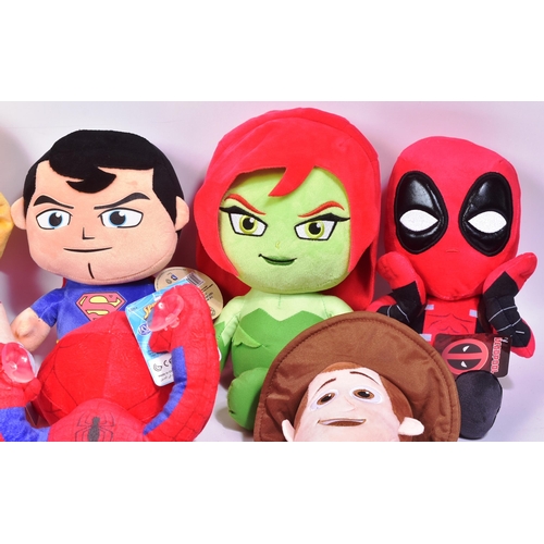 506 - A collection of assorted plush toys of TV & Film / Action Figures interest to include; Star Wars Sto... 