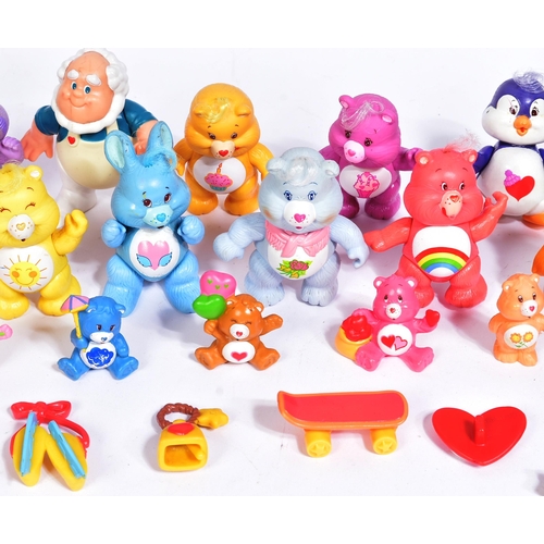 526 - Care Bears - a collection of vintage 1980s rubber Care Bear action figures to include Share Bear, Gr... 