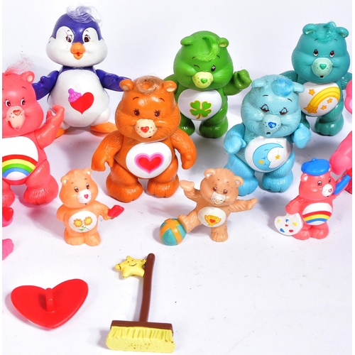 526 - Care Bears - a collection of vintage 1980s rubber Care Bear action figures to include Share Bear, Gr... 