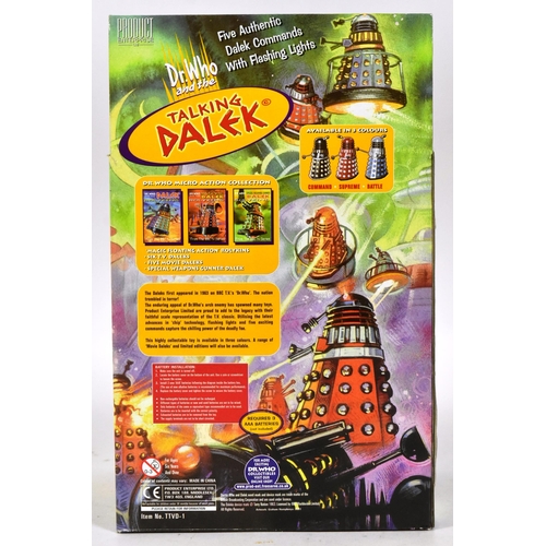 538 - Doctor Who - a vintage Product Enterprise made Doctor Who talking Dalek action figure. Battery opera... 