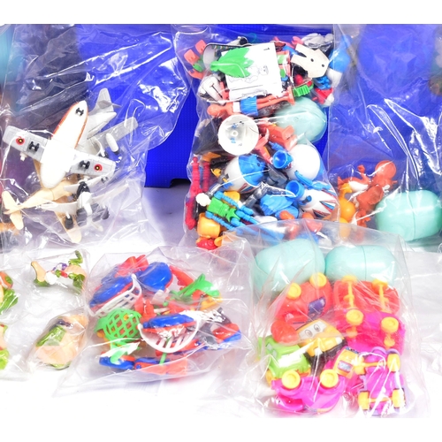 541 - Kinder Surprise - a large collection of vintage Kinder Egg toys to include; Terrapins, Robots, Croco... 