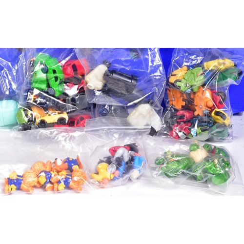 541 - Kinder Surprise - a large collection of vintage Kinder Egg toys to include; Terrapins, Robots, Croco... 