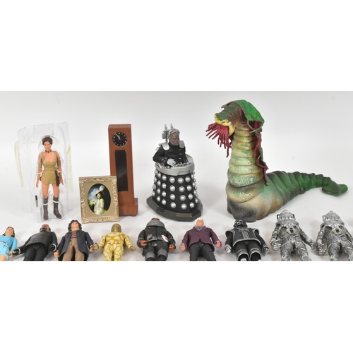 555 - Doctor Who - Character Options - a collection of 'Classic Who' Dr Who action figures by Character. I... 