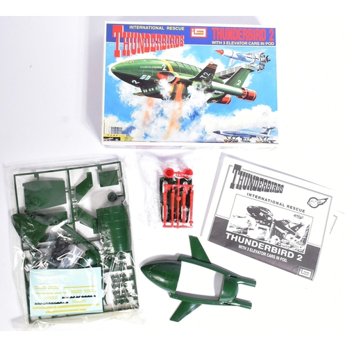 574 - Thunderbirds - a collection of x3 vintage Imai made Thunderbirds plastic model kits comprising; Thun... 