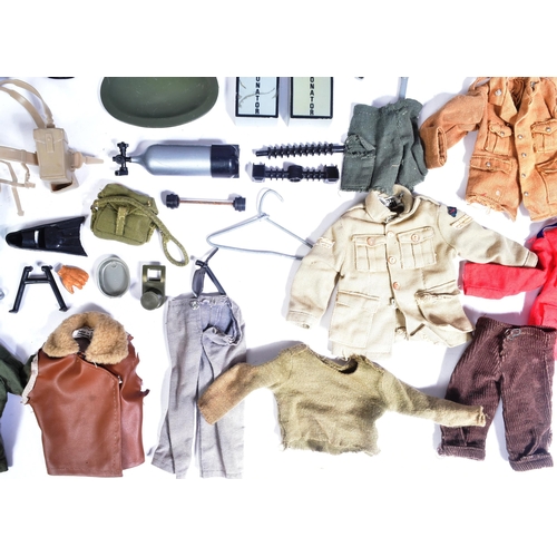 598 - Action Man - a collection of vintage Palitoy Action Man clothing and playset accessories to include;... 