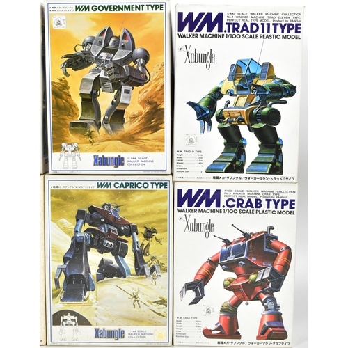 637 - Model Kits - x8 vintage Bandai robot model kits comprising of; no. 36419 Walker Machine 'Iron Gear' ... 