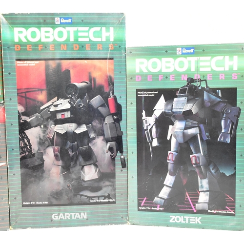 639 - Model Kits - x6 vintage Revell Robotech model kits, comprising of; no.1151 Robotech Defenders 'Zolte... 