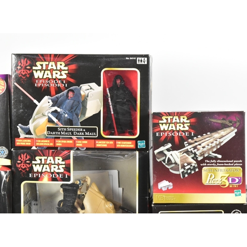 706 - Star Wars - Episode I - a collection of assorted boxed Episode 1 action figure playsets by Hasbro, t... 