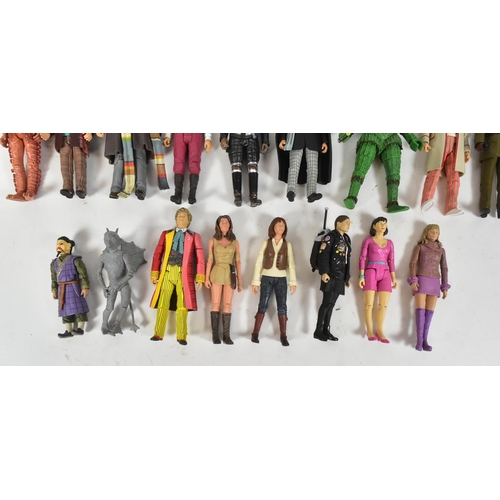 555 - Doctor Who - Character Options - a collection of 'Classic Who' Dr Who action figures by Character. I... 