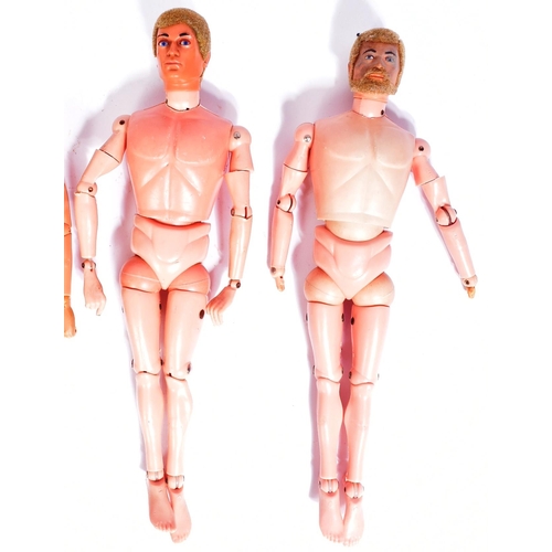 586 - Action Man - a collection of x7 vintage Palitoy Action Man undress figures. Flock haired examples wi... 