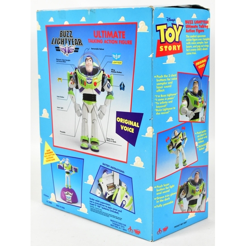 596 - Toy Story - an original Thinkway Toys Buzz Lightyear Toy Story action figure. Fully posable, three v... 